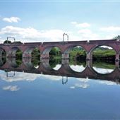 Waulkmill Glen Reservoir and Railway Viaduct