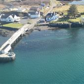 Salen Pier and House