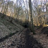 Peebles disused railway tunnel